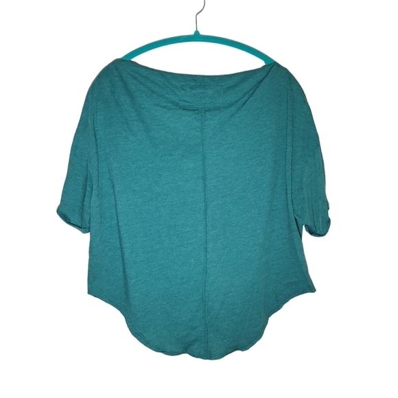 Free People Just Chill Slouchy Tee in Cypress Green in Small - Picture 11 of 12